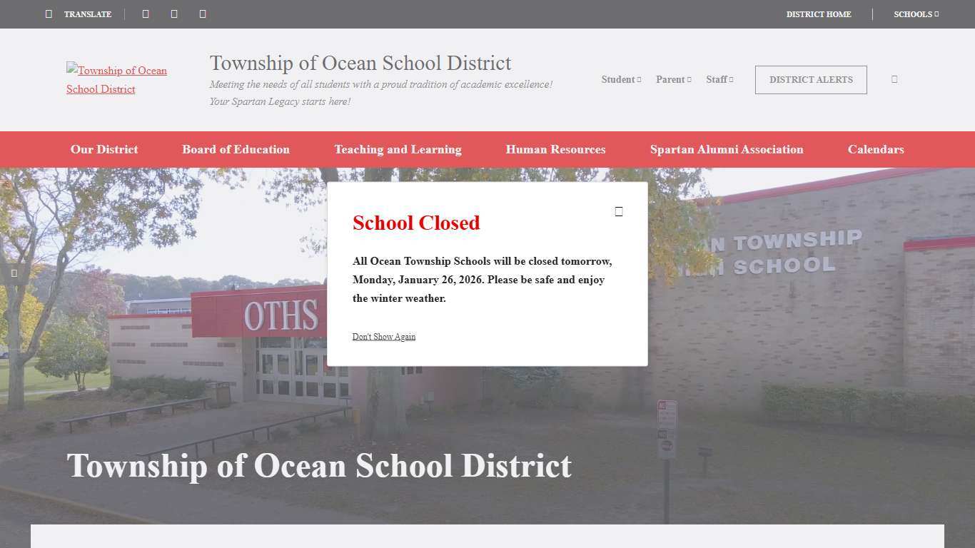 Home - Township of Ocean School District