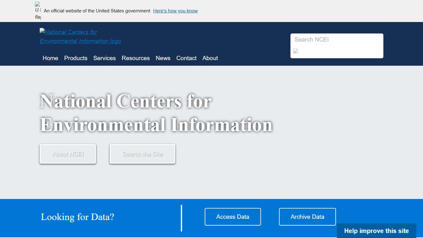 National Centers for Environmental Information (NCEI)